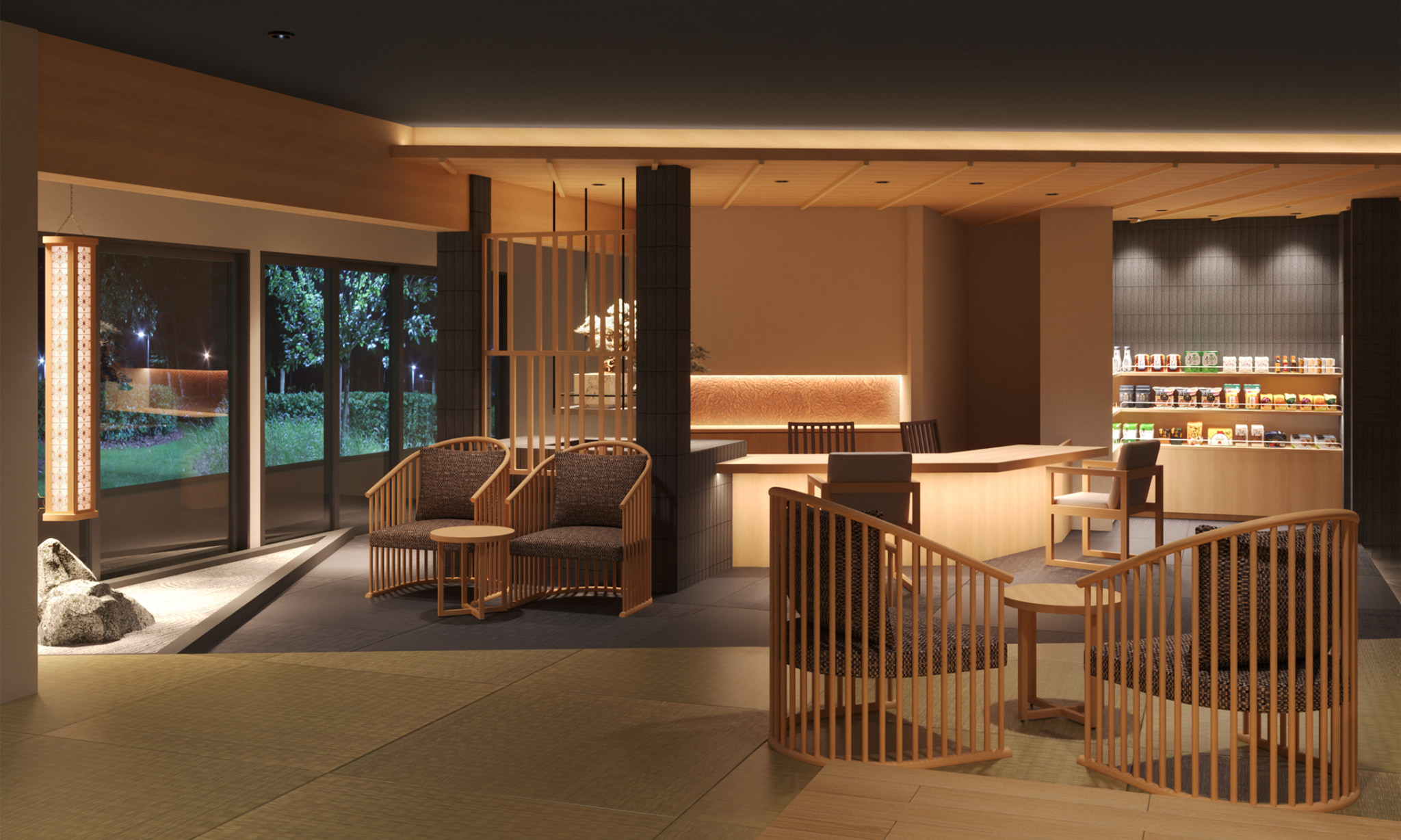 「御宿皐月」ロビー改修イメージ